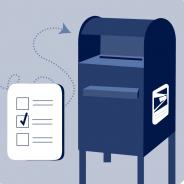 mail-in ballot graphic