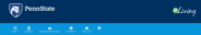 Image of eLiving menu banner with Information dropdown.