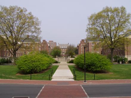 West Halls in the Spring