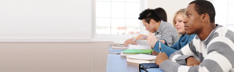 Students in a classroom