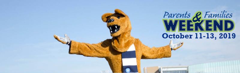 Lion outside with open arms