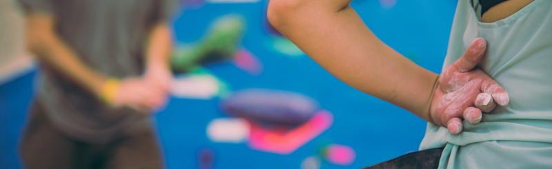 Chalky Hands Climbing Wall