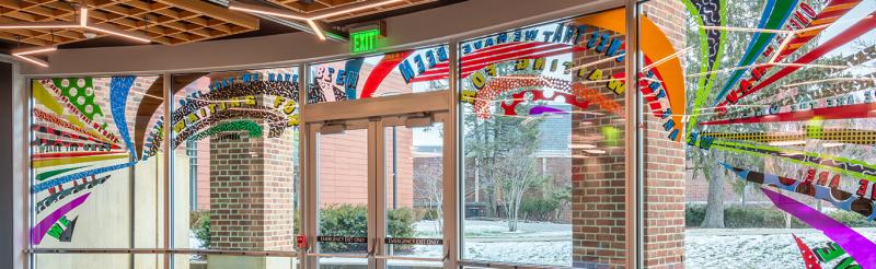 Arts installation at the Center for Sexual and Gender Diversity at Penn State