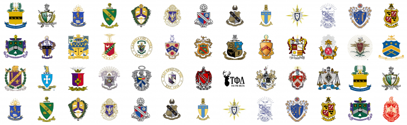 Penn State Interfraternity Chapter Crests