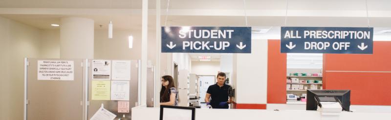 Inside view of the UHS Pharmacy