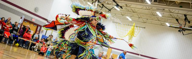 Native American dancing at Powwow