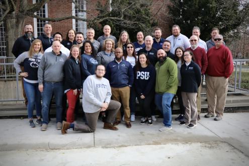 Campus Recreation professional staff group posed photo