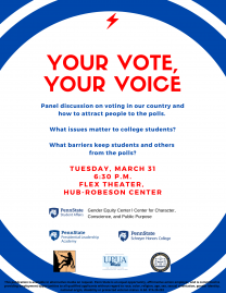 voting panel flyer image