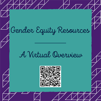 Gender Equity Resources and Virtual Orientation: QR code for registration