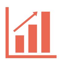 Bar Graph with arrow pointing up